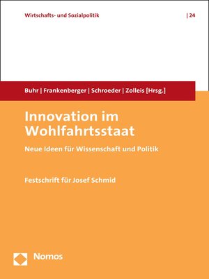 cover image of Innovation im Wohlfahrtsstaat